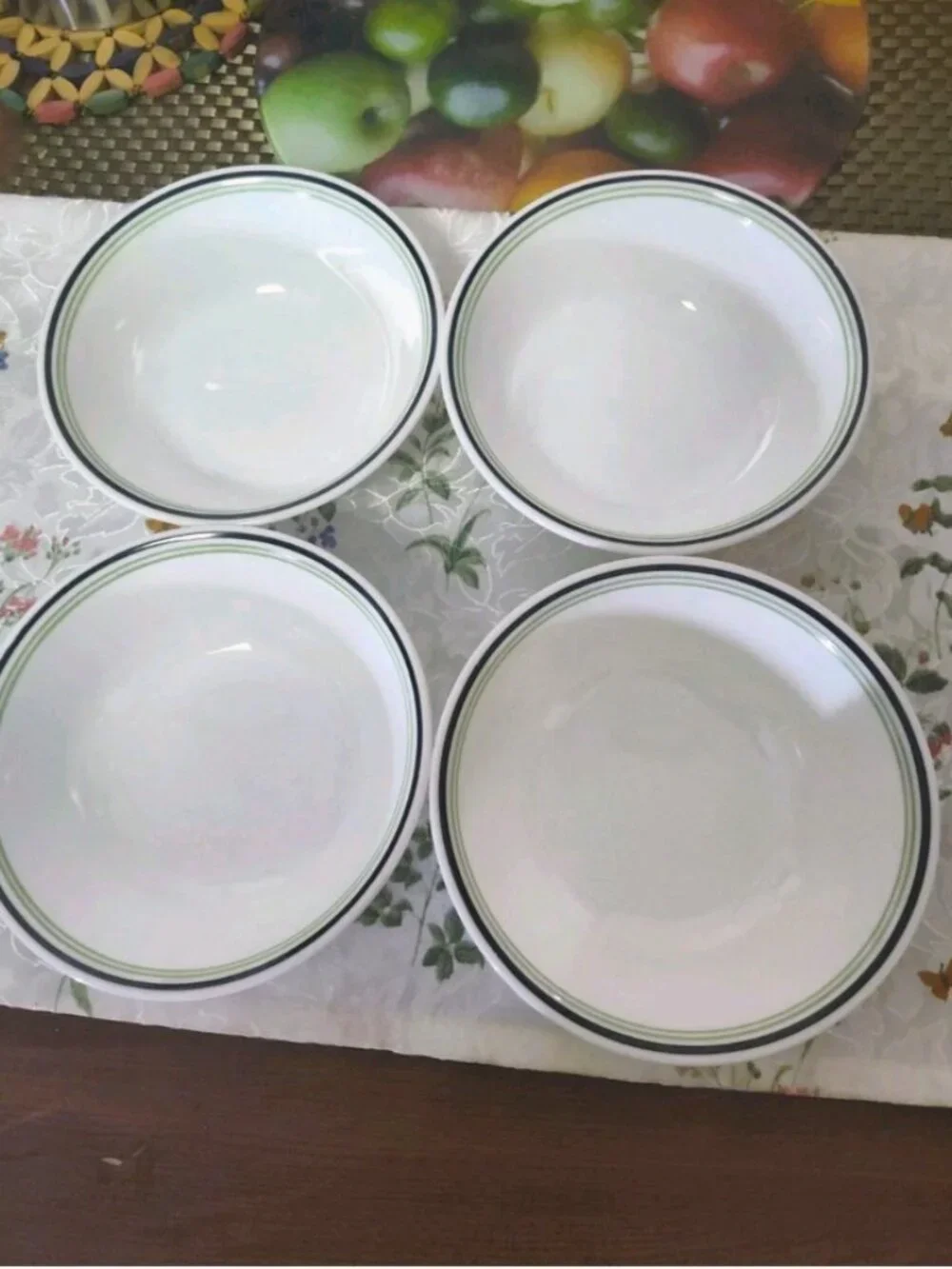 Lot of 7 Vintage Corelle Black